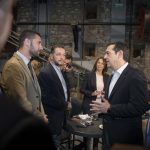 Συνάντηση Τσίπρα με νέους επιχειρηματίες στο Βόλο Συνάντηση Τσίπρα με νέους επιχειρηματίες