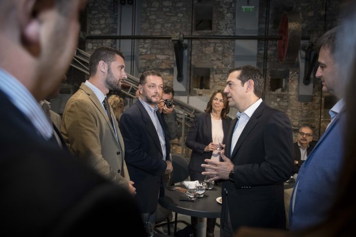 Συνάντηση Τσίπρα με νέους επιχειρηματίες
