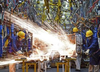 Κίνα: Αύξηση βιομηχανικών κερδών πάνω από 27%