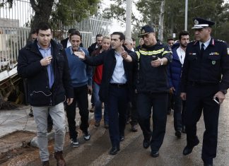 Στις πληγείσες περιοχές ο Τσίπρας