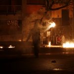 Επεισόδια στο κέντρο της Αθήνας Συνεχίζονται τα επεισόδια στο Πολυτεχνείο