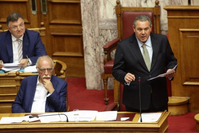 Στη Βουλή η απόφαση ΥΠΕΘΑ Καμμένου για αγορά όπλων