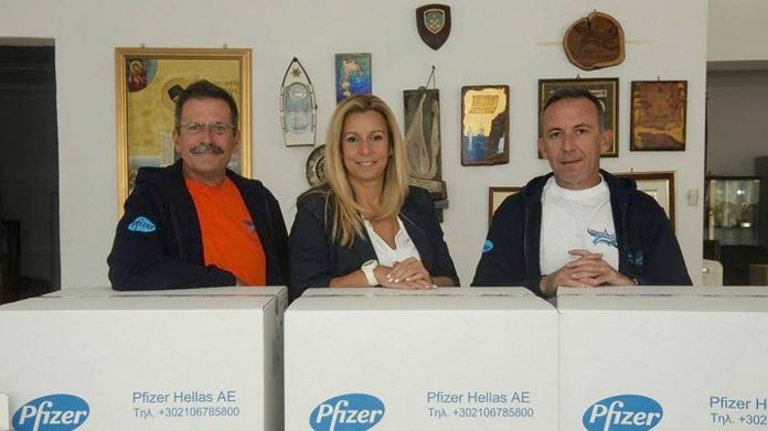 Pfizer Hellas: Συνεχίζει στο πλευρό της Ομάδας Αιγαίου Pfizer Hellas: Συνεχίζει στο πλευρό της Ομάδας Αιγαίου