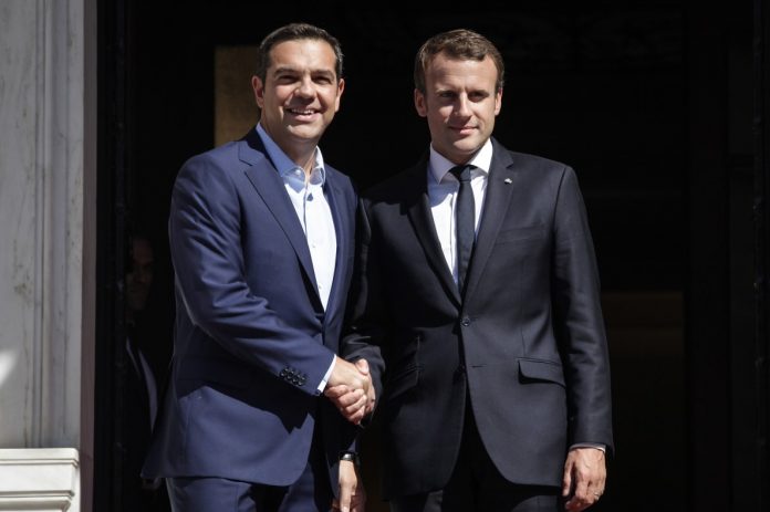 Συνάντηση του Τσίπρα στο Παρίσι με Μακρόν