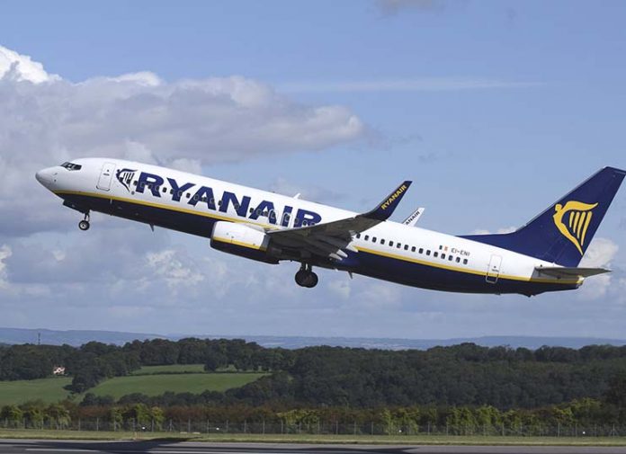 Η Ryanair θα κάνει το 40% των πτήσεών της τον Ιούλιο