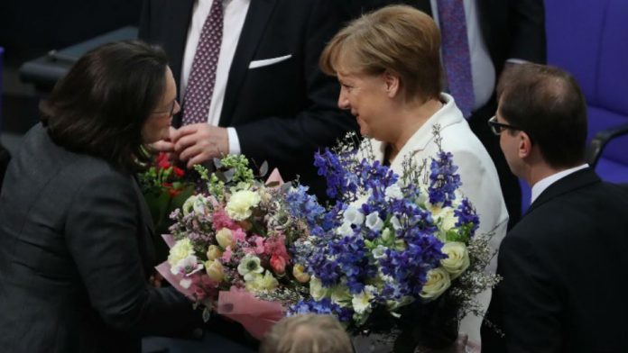 Επανεξελέγη η Μέρκελ καγκελάριος της Γερμανίας Επανεξελέγη η Μέρκελ καγκελάριος της Γερμανίας
