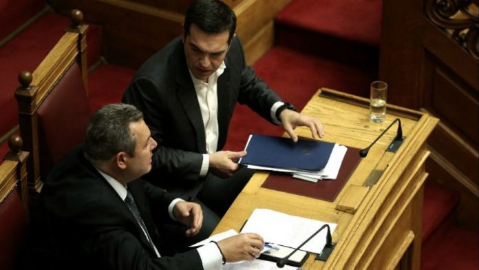 Συνάντηση Τσίπρα-Καμμένου για τους δύο Έλληνες στρατιωτικούς Συνάντηση Τσίπρα-Καμμένου για τους δύο Έλληνες στρατιωτικούς