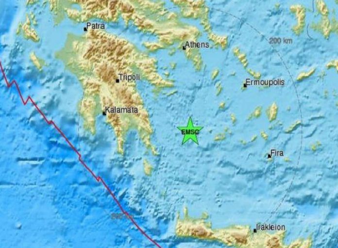 Σεισμός 4,1 Ρίχτερ στη Μήλο