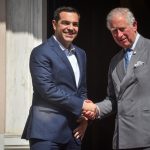 Ο Τσίπρας υποδέχθηκε τον πρίγκιπα Κάρολο στο Μαξίμου