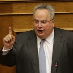 Κοτζιάς: Μου στέλνουν κούτες με αίματα και σφαίρες Ο υπουργός Εξωτερικών Νίκος Κοτζιάς ολοκλήρωσε το πρόγραμμα συναντήσεών του, στο πλαίσιο των εργασιών της 73ης Συνόδου της Γ.Σ. του ΟΗΕ