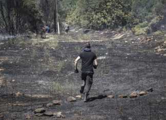 Τραυματισμός πυροσβέστη στην πυρκαγιά στο άλσος Συγγρού