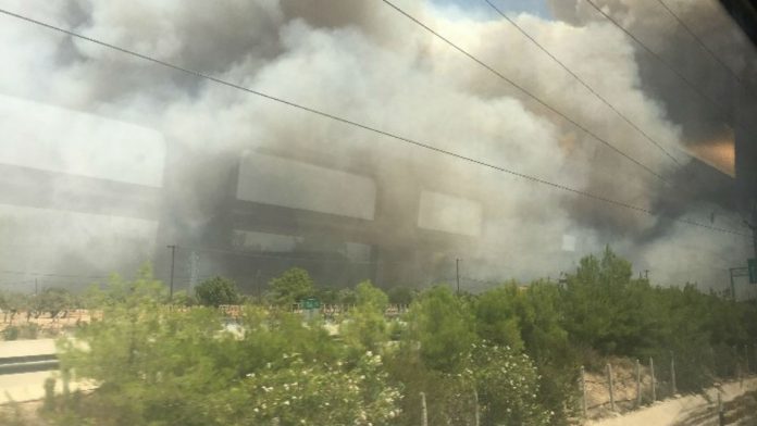 Κλειστή η Εθνική Οδός – Διακοπή δρομολογίων του προαστιακού