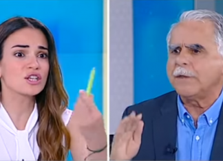 Αγριος καβγάς on air: Εξαλλη η παρουσιάστρια με τον Μπαλάφα (Βίντεο)