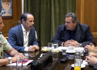 Μέτρα ανακούφισης για τους πυρόπληκτους αποφασίστηκαν στη συνάντηση Καμμένου-Μπουρνούς