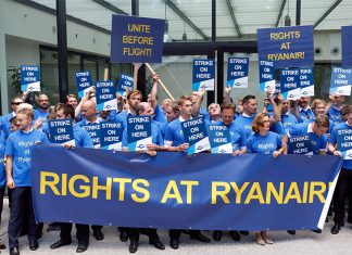 Ryanair: Ξεκινά μισθολογικές διαπραγματεύσεις για το προσωπικό της