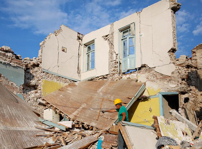 Μυτιλήνη: Σύσκεψη για τα κτίρια που υπέστησαν ζημιές από το σεισμό
