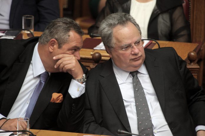 Μαίνεται η αψιμαχία Κοτζιά-ΑΝΕΛ για τη συμφωνία των Πρεσπών