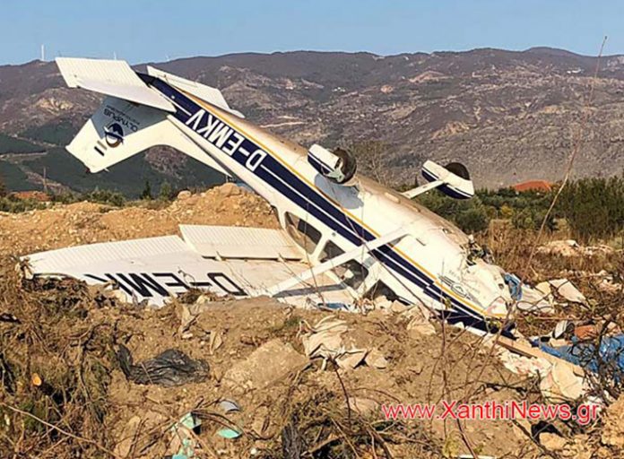Συνετρίβη μονοκινητήριο αεροσκάφος στην Ξάνθη