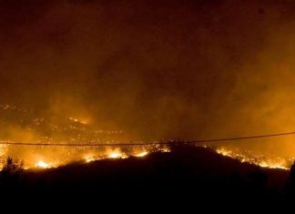 Σε κατάσταση φυσικής καταστροφής λόγω πυρκαγιών η Ν. Κορέα