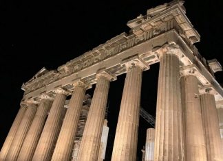 Αποδίδεται απόψε ο νέος φωτισμός της Ακρόπολης